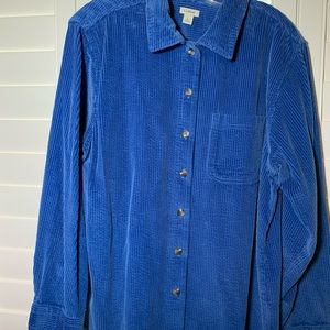 L.L. Bean Blue Corduroy Shirt